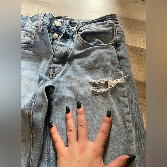 American Eagle Outfitters Blue Straight Leg Jeans - Picture 7 of 11